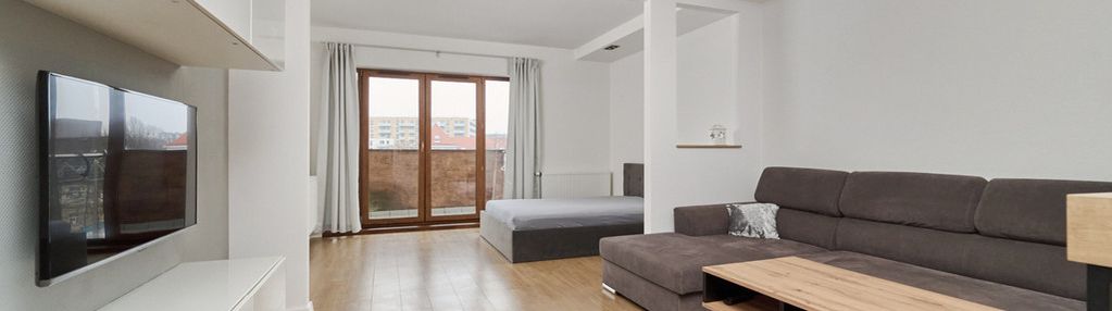 Studio 46 m2 kępa mieszczańska centrum dmowskiego