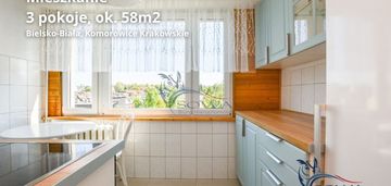 3 pokoje | po remoncie | komorowice | 57,9 m2