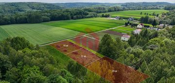 Widokowe działki pod lasem, 20 km od rzeszowa