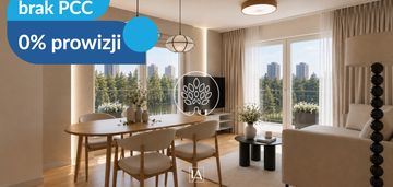 Apartament 76m z tarasem i widokiem na rzekę, 1p