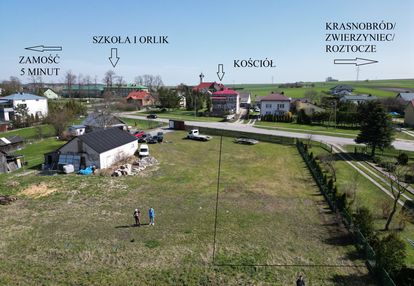 Działka budowlana.żdanów. 5min dozamościa.roztocze
