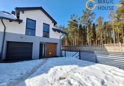 Bliźniak, salon 40 m2, duży ogród kiełpino