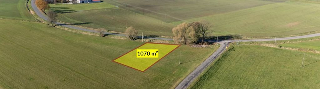 Działka budowlana 1070m2 dzielna