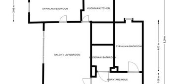 3-pokojowe mieszkanie na szpitalnej do remontu