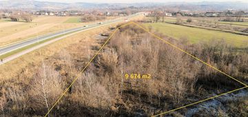 Nowy sącz axentowicza działka 9674 m2 bud.usługi