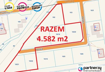 Kompleks 7 działek we władysławowie