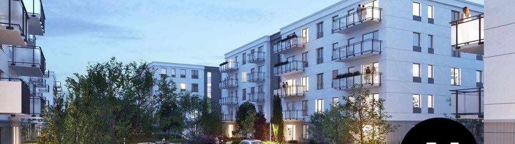 Spokojne osiedle wśród drzew | duży balkon |