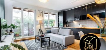 71 m² z ogródkiem i garażem na bemowie
