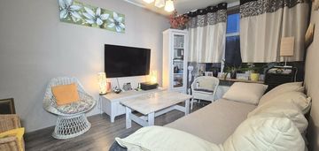 Mieszkanie z garderobą, ogródkiem i garażem.