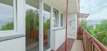 3 pokoje z dużym balkonem, os.m