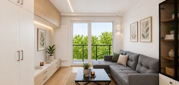 3 pokoje, 2 łazienki, narożne, balkon, garaż!