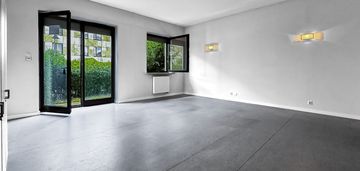 Wilanów, ostoja – lok 41 m² z garażem i ogródkiem