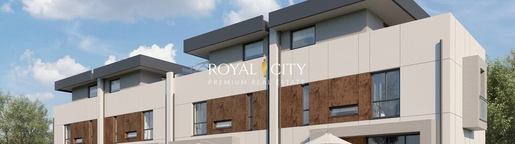 Nowoczesne domy na wawrze.