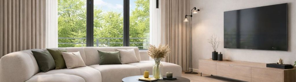 Ogromny salon | 2 balkony | gotowe nowe mieszkanie