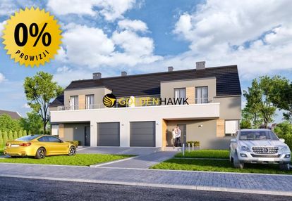 Nowoczesny bliźniak w wołczkowie - 149,8 m², ogród