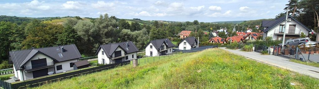Działka ze wspaniałym widokiem panoramicznym, las, gotowy projekt domu