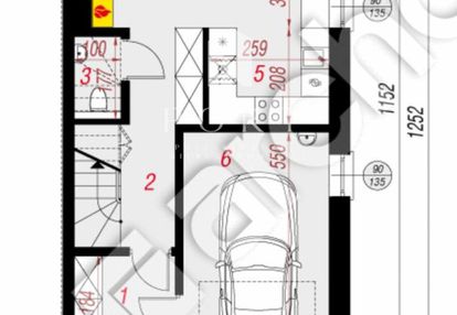 Bliźniak w kaszubskiej wsi pod gdańskiem.