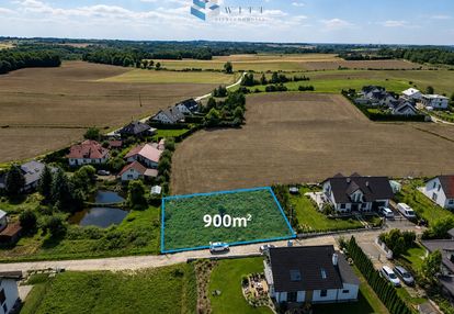 Działka 900 m² z wz i mediami, kajkowo