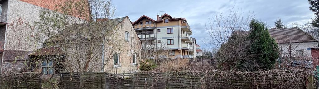 Działka zabudowana starym domem kraków krowodrza