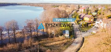 Działka nad jeziorem strzepcz w pierwszej lini