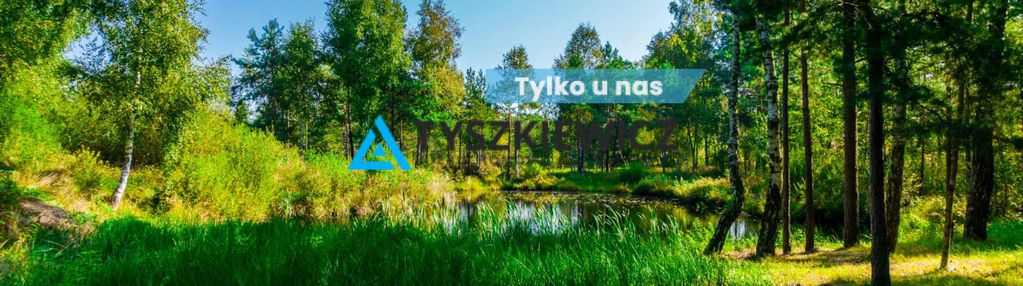 Urokliwa działka w centrum lasu ze stawem!