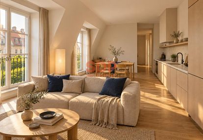 Prywatny taras na dachu - ost, piętro - loft w zabytkowej kamienicy