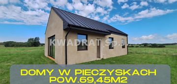 Nowe domy/69,45m2/pieczyska/wieruszów