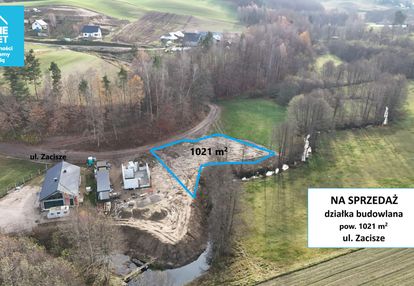 Zaciszna działka budowlana kaszuby • 1021 m²