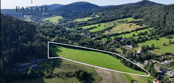 Grunt inwestycyjny 3,35 ha | mpzp | beskid sądecki