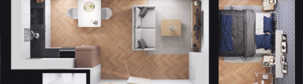 Mieszkanie 38,95 m² przy zalewie