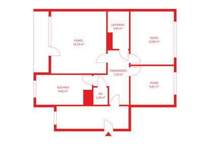 4 pokoje cicho i zielono parking loggia! do remont