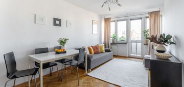 2-pokojowe 37m2 z balkonem – grójecka, ochota