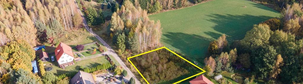 Barczewo-ruszajny, działka budowlana pod lasem, mpzp