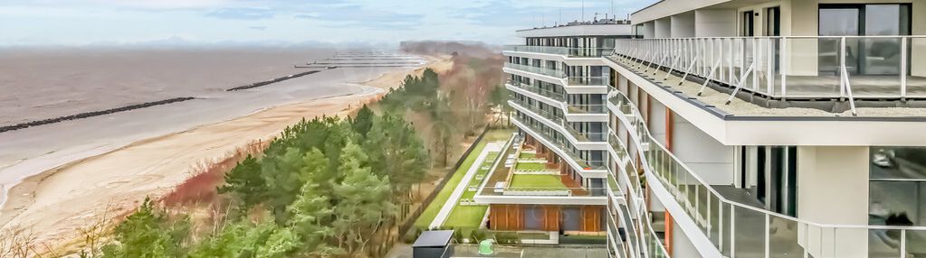 Dwupoziomowe mieszkanie z widokiem na morze