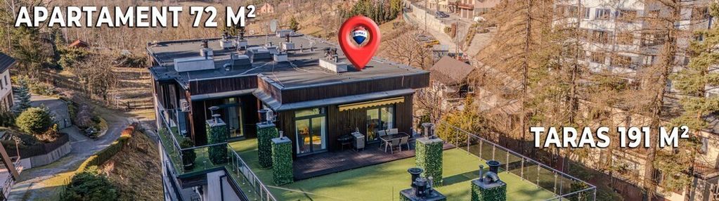Kurort kozubnik – penthouse 72 m² z tarasem 191 m²