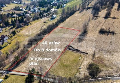 Działka inwestycyjna 40 arów – widokowa – skawina