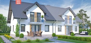 Bliźniak 125,62 m2 | działka 555 m2 |