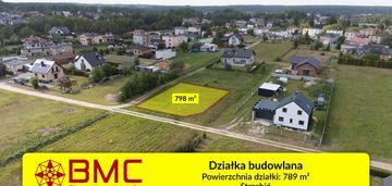 Działka budowlana strzebiń 798 m2