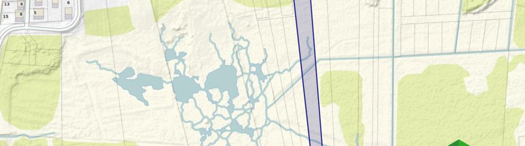 Pięknie położona działka.