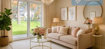 Przyjemne osiedle, segment narożny: ogród 250mkw