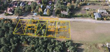 Atrakcyjne działki nieopodal lasu, jeziora!