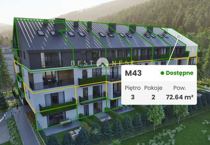 Widokowy, przestronny apartament z antresolą