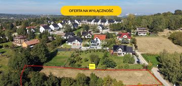 Działka budowlana uzbrojona przy wieliczce 32 ary