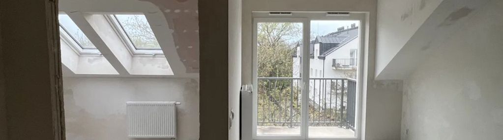 Widok na zieleń | miejskie | balkon | garaż