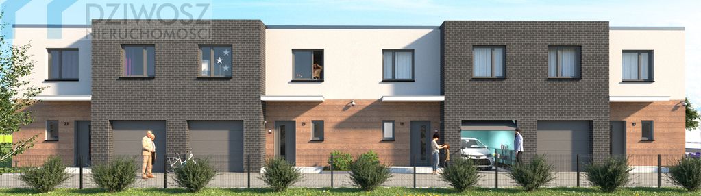 Szereg, 5 pokoi, garaż.