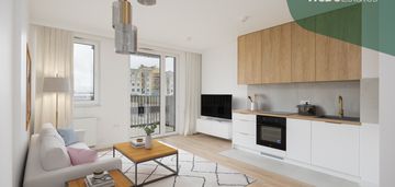 Dwupokojowe mieszkanie z balkonem - nowe!