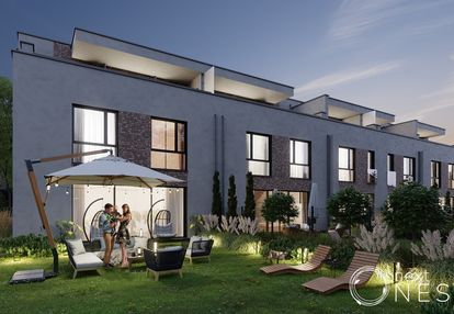 Skrajny segment i ogród i taras i 187,65 m2