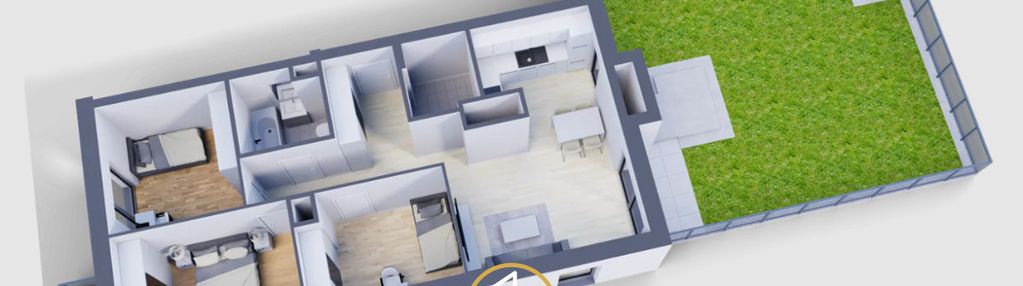 Nowoczesny apartament 4-pok. z tarasem i balkonem