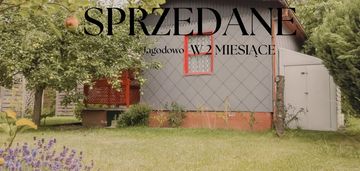 Weekendowy azyl! jagodowo – działka z domkiem