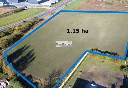 Działka inwestycyjna rogówko zjazd z dk15 1,15ha